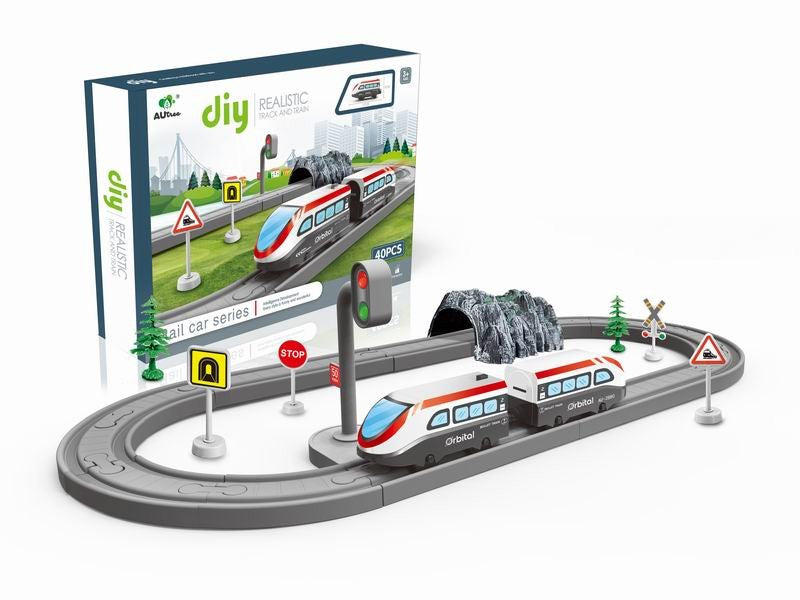 B/O RAILWAY TRAIN 40PCS