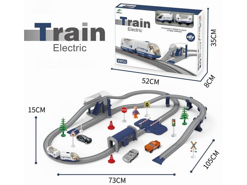 B/O RAILWAY TRAIN 89PCS