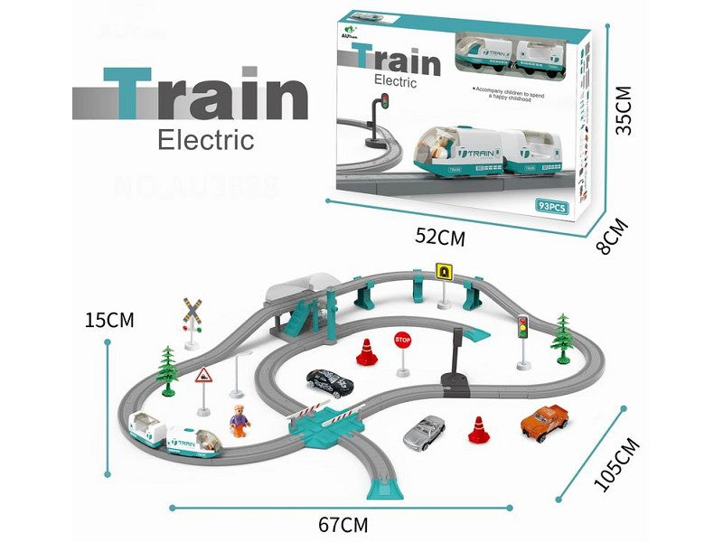 B/O RAILWAY TRAIN 93PCS