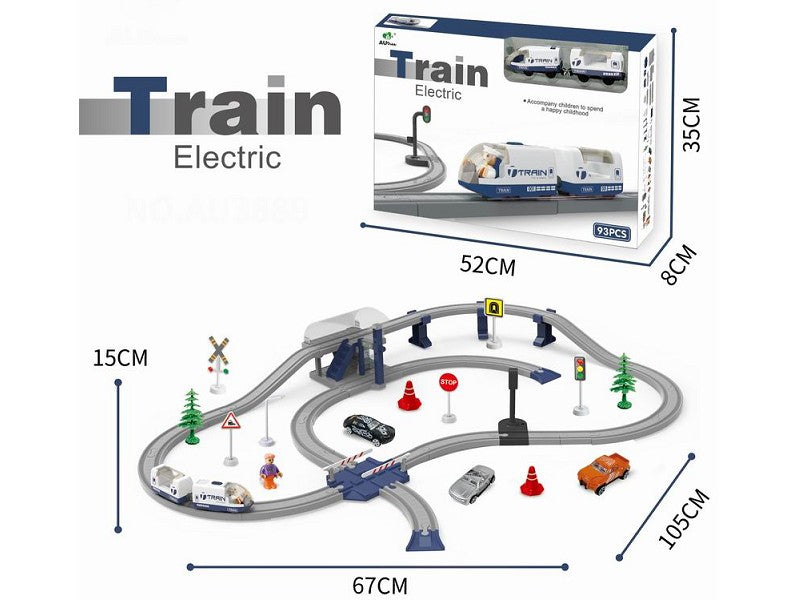 B/O RAILWAY TRAIN 93PCS
