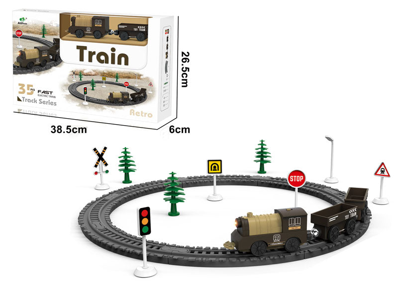 B/O RAILWAY TRAIN 35PCS