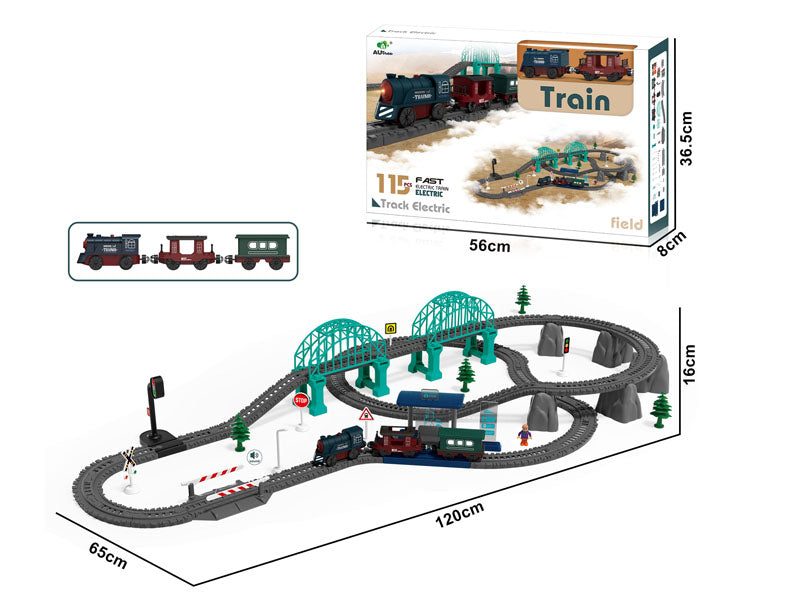 B/O RAILWAY TRAIN 115PCS