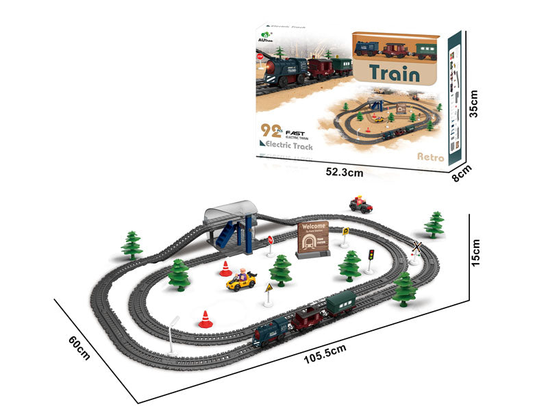 B/O RAILWAY TRAIN 92PCS