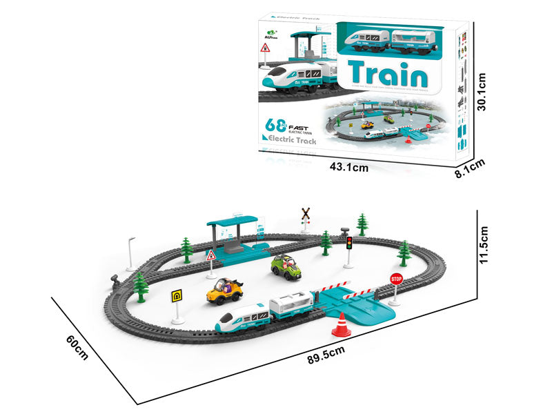 B/O RAILWAY TRAIN 68PCS